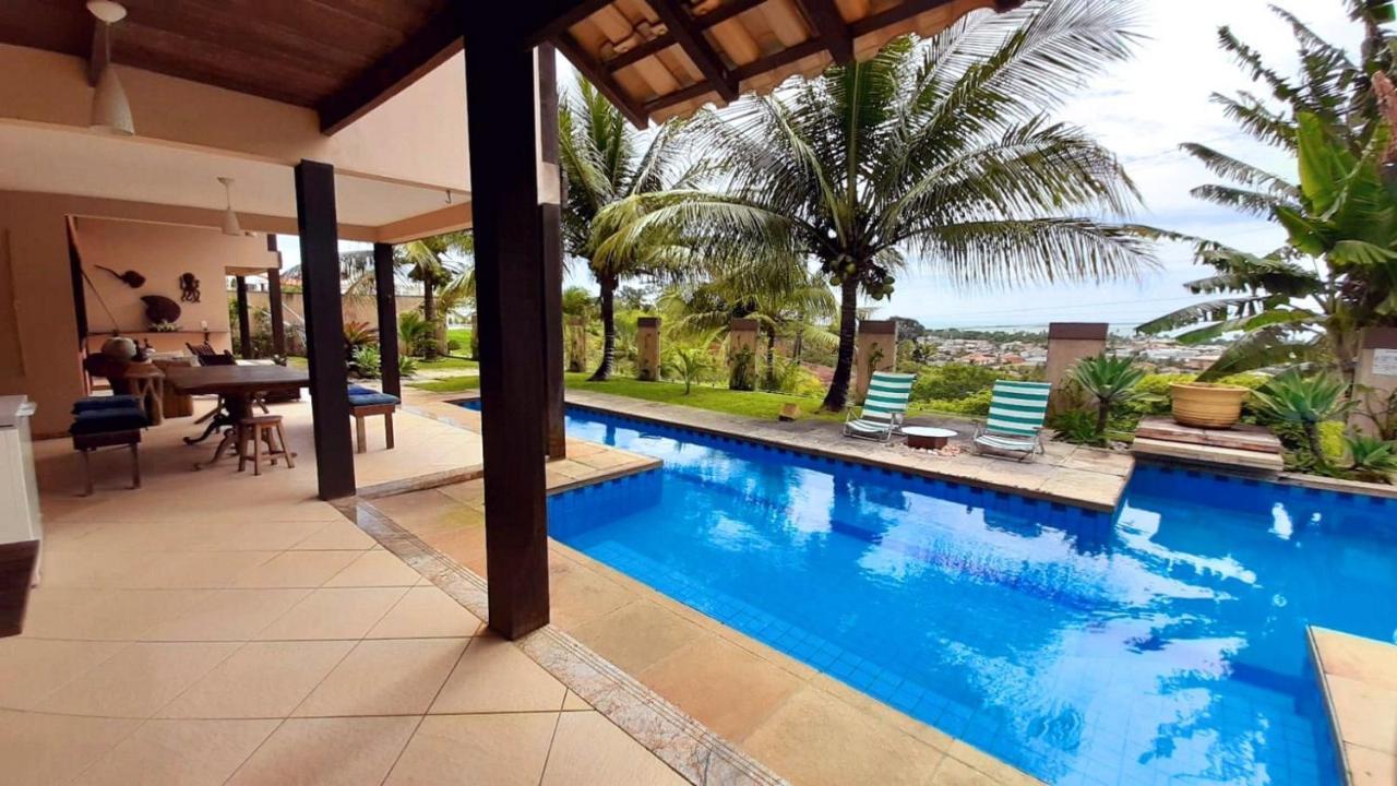 Casa dos Jacarandás com 4 quartos com vista para o mar Porto Seguro Esterno foto