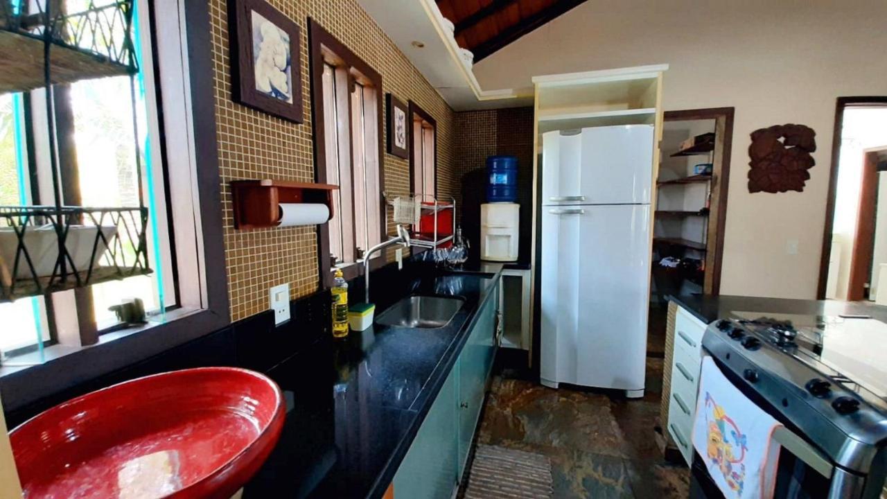 Casa dos Jacarandás com 4 quartos com vista para o mar Porto Seguro Esterno foto