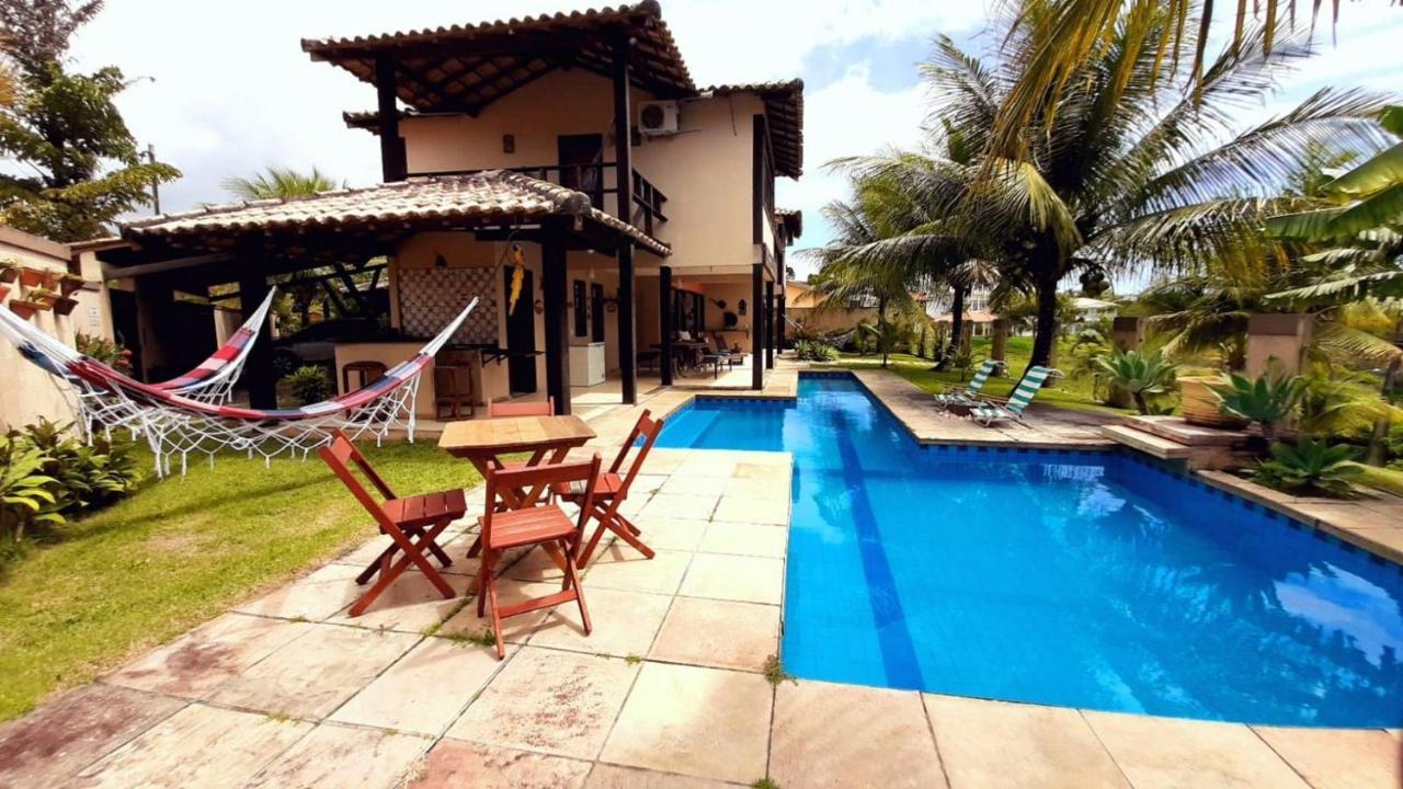 Casa dos Jacarandás com 4 quartos com vista para o mar Porto Seguro Esterno foto