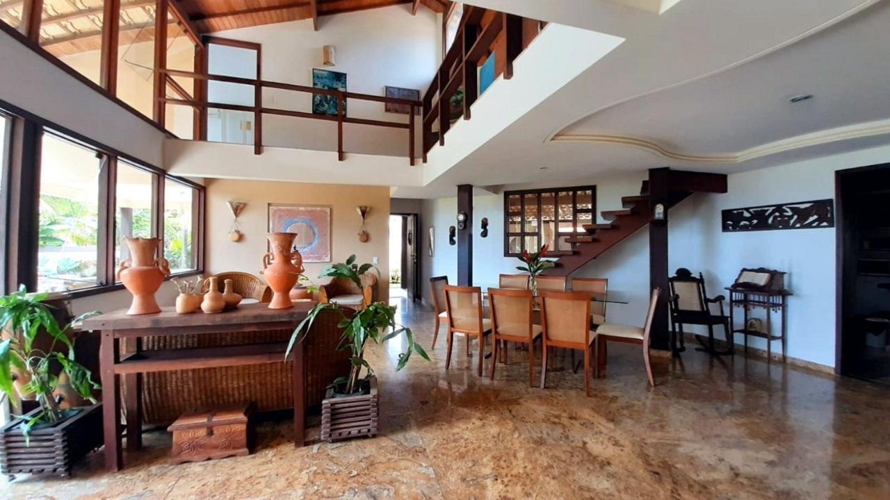 Casa dos Jacarandás com 4 quartos com vista para o mar Porto Seguro Esterno foto