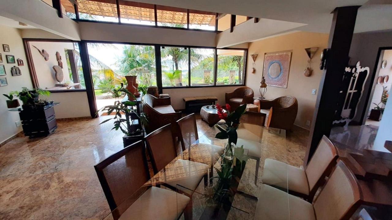 Casa dos Jacarandás com 4 quartos com vista para o mar Porto Seguro Esterno foto