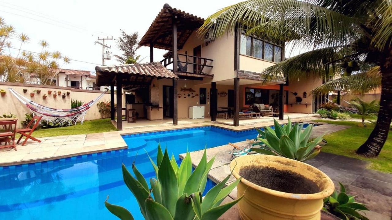 Casa dos Jacarandás com 4 quartos com vista para o mar Porto Seguro Esterno foto
