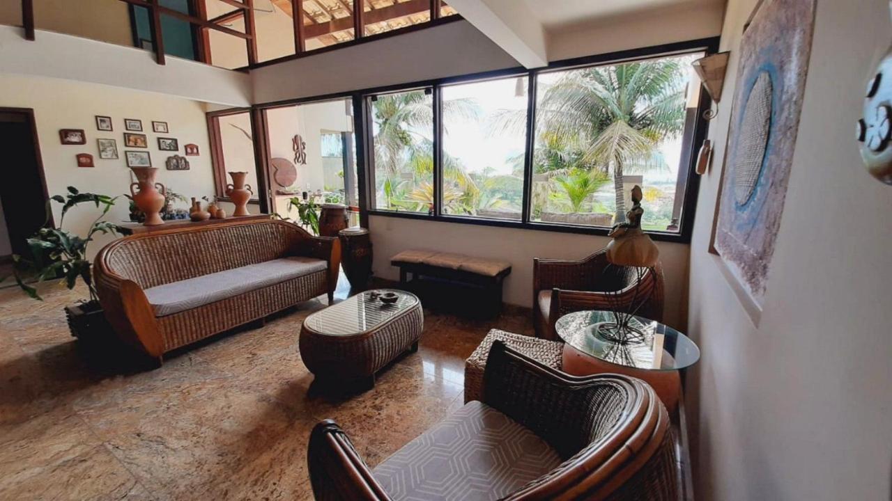 Casa dos Jacarandás com 4 quartos com vista para o mar Porto Seguro Esterno foto