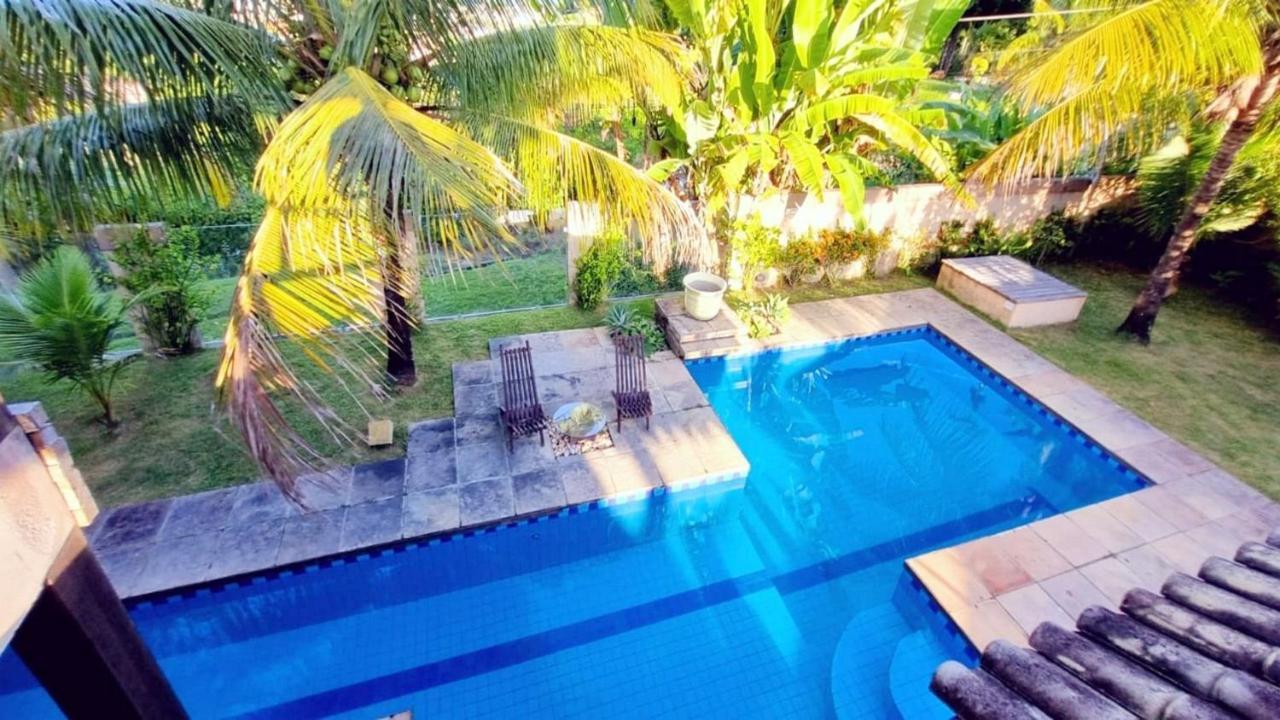 Casa dos Jacarandás com 4 quartos com vista para o mar Porto Seguro Esterno foto
