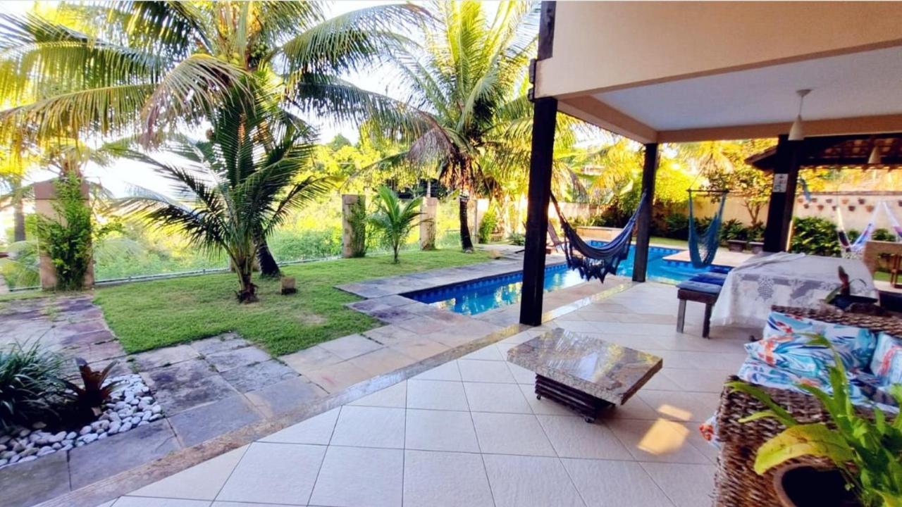 Casa dos Jacarandás com 4 quartos com vista para o mar Porto Seguro Esterno foto