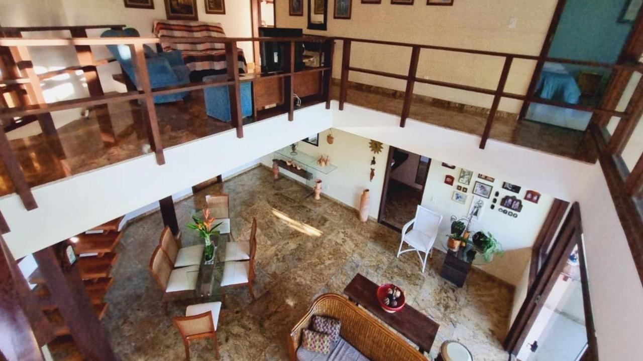 Casa dos Jacarandás com 4 quartos com vista para o mar Porto Seguro Esterno foto